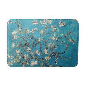 Blossoming Almond Tree by Vincent van Gogh Bath Mats