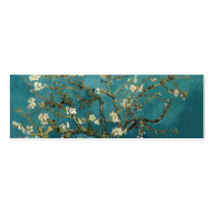 Blossoming Almond Tree, Vincent van Gogh. Business Card Template