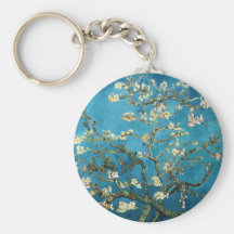 Blossoming Almond Tree Vincent van Gogh Keychain