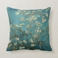 Blossoming Almond Tree, Vincent van Gogh. Pillow