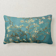 Blossoming Almond Tree, Vincent van Gogh. Throw Pillows