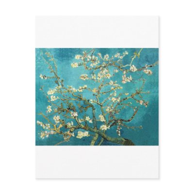 Blossoming Almond Tree - Vincent Van Gogh Post Card by FamousArt