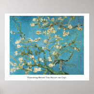 Blossoming Almond Tree  Vincent van Gogh Print