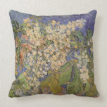 Blossoming Chestnut Branches by Vincent van Gogh Throw Pillows