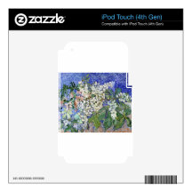 Blossoming_Chestnut_Branches Van gogh.jpg Skin For iPod Touch 4G