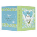 Blossoming Hearts Wedding Photo Binder binder