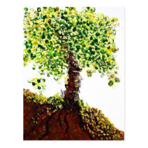 Blossoming Tree Post Cards