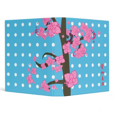 BLOSSOMS & BERRIES 3 RING BINDER by bd5178