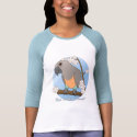 Blossoms Red Bellied Parrot 3/4 Sleeve Shirt by MenagerieMayhem Blossoms Red Bellied Parrot 3/4 Sleeve Shirt