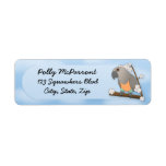 Blossoms Red Bellied Parrot Custom Return Address Labels