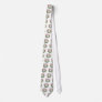 Blossoms - Two Bichon Frise Neckties