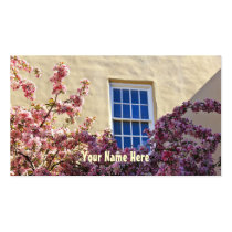 Blossoms & Window Business Card Template