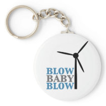 blow baby blow (wind energy) key chains
