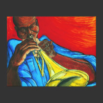 Blow Dat Trumpet - Canvas canvas prints