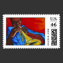 Blow Dat Trumpet stamps