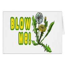 Blow Me Dandelion Card