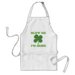 Blow Me Im Irish aprons