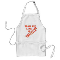 Blow Me Like a Vuvuzela Funny Tshirts Apron