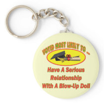 Blow-Up Doll Relationship Keychain