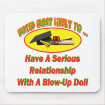 Blow-Up Doll Relationship Mousepad