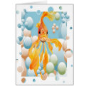 Blowing Bubbles zazzle_card