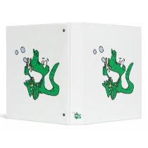 blowing bubbles crocodile 3 ring binders