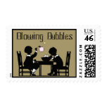 Blowing Bubbles Stamp