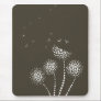 blowing flowers mouse mats