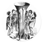 Blowing in the Wind [Instrument] Round Sticker