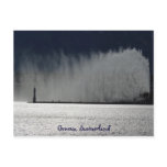 postcard, switzerland, geneva, landscape, water,
