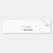 Blowing Rock North Carolina City Classic Bumper Stickers