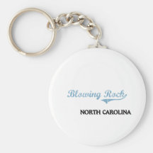 Blowing Rock North Carolina City Classic Keychains