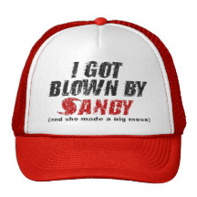 Blown By Sandy Distressed Hurricane Sandy Hat