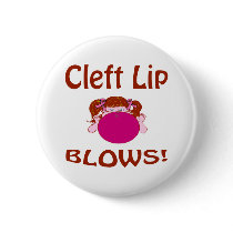 Blows Cleft Lip Button
