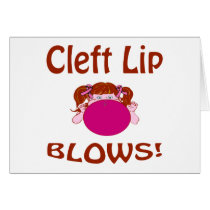 Blows Cleft Lip Card