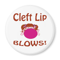 Blows Cleft Lip Magnet