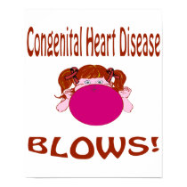 Blows Congenital Heart Disease Poster posters by causeican Blows Congenital Heart Disease Poster posters
