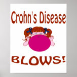 Blows Crohn'S Disease Poster posters
