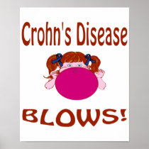 Blows Crohn'S Disease Poster