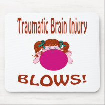 Blows Traumatic Brain Injury Mousepad by causeican Blows Traumatic Brain Injury Mousepad