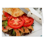 BLT On A Ciabatta Roll Greeting Card