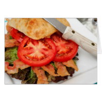 BLT On A Ciabatta Roll Greeting Card