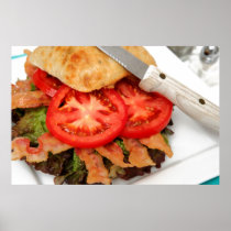 BLT On A Ciabatta Roll Print