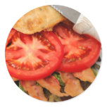 BLT On A Ciabatta Roll Round Sticker