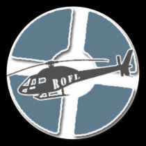 BLU RoFL Copter Sticker