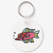 Blub Fish Pinknose keychains by starryseas Blub Fish Pinknose keychains