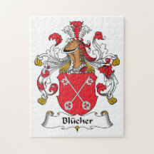 Blucher Family Crest Jigsaw Puzzles
