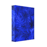 blue005 rich deep textures canvas print