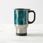 BLUE173 PAINTED WATER RIPPLE EFFECT TEXTURE TEMPLA mugs
