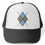 Blue-001 Argyle Pattern hats